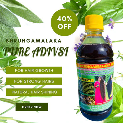 ORIGINAL ADIVASI HERBAL HAIR OIL - BUY 1 GET 1 FREE (⭐️⭐️⭐️⭐️⭐️ 4.9/5)