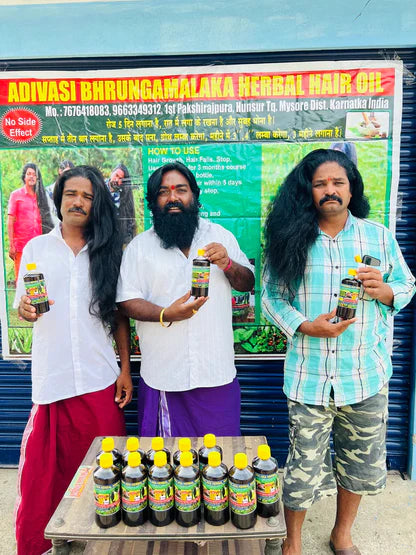 ORIGINAL ADIVASI HERBAL HAIR OIL - BUY 1 GET 1 FREE (⭐️⭐️⭐️⭐️⭐️ 4.9/5)