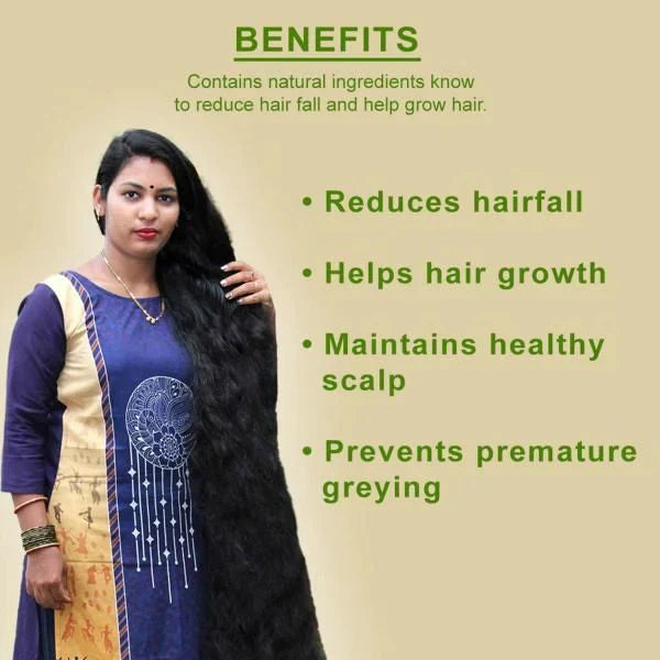 ORIGINAL ADIVASI HERBAL HAIR OIL - BUY 1 GET 1 FREE (⭐️⭐️⭐️⭐️⭐️ 4.9/5)